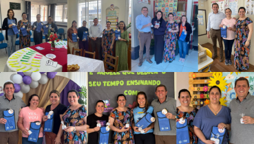 Dia do Professor  celebrado com homenagens nas escolas da Rede Municipal de Sananduva